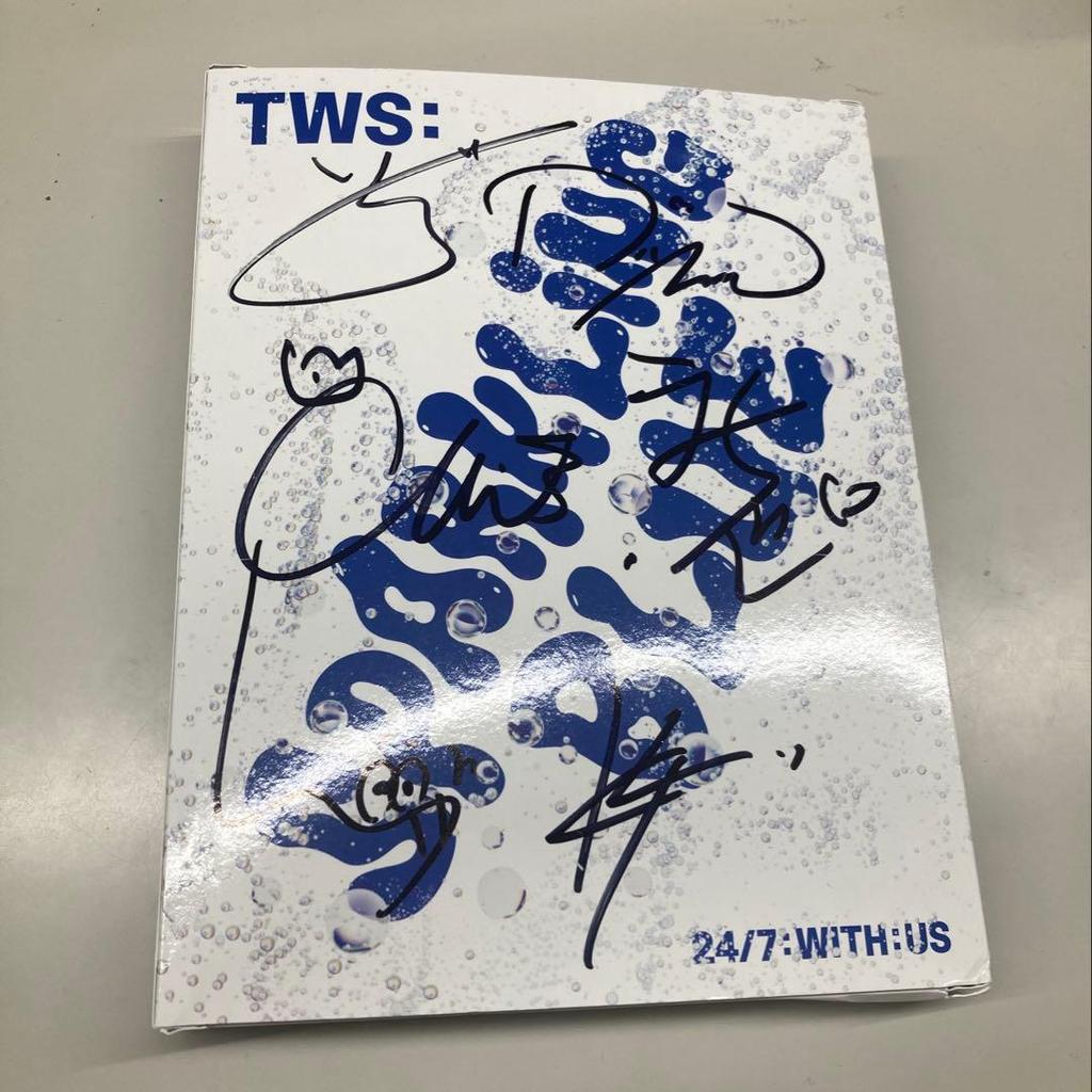 [USED] TWS / SPARKLING BLUE autographed