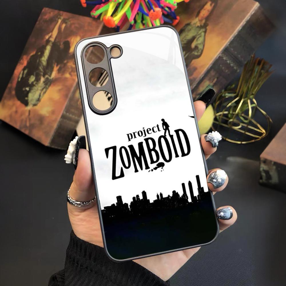 

Project Zomboid Game Phone Case for Samsung Galaxy S24 S23 S22 S21 S20 A24 A34 A54 A53 Note20 M54 Fe Ultra Plus Glass Samsung s23