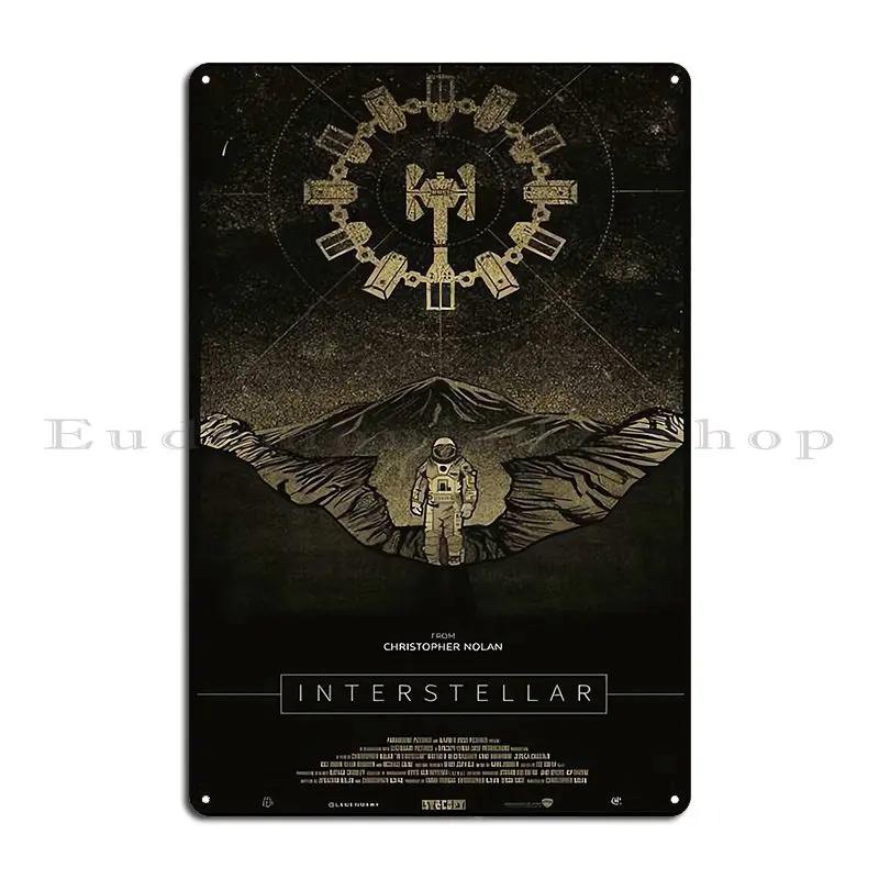 Hans Zimmer Interstellar Art Print Metal Sign Club Kitchen Living Room Printed Wall Mural Tin Sign Poster