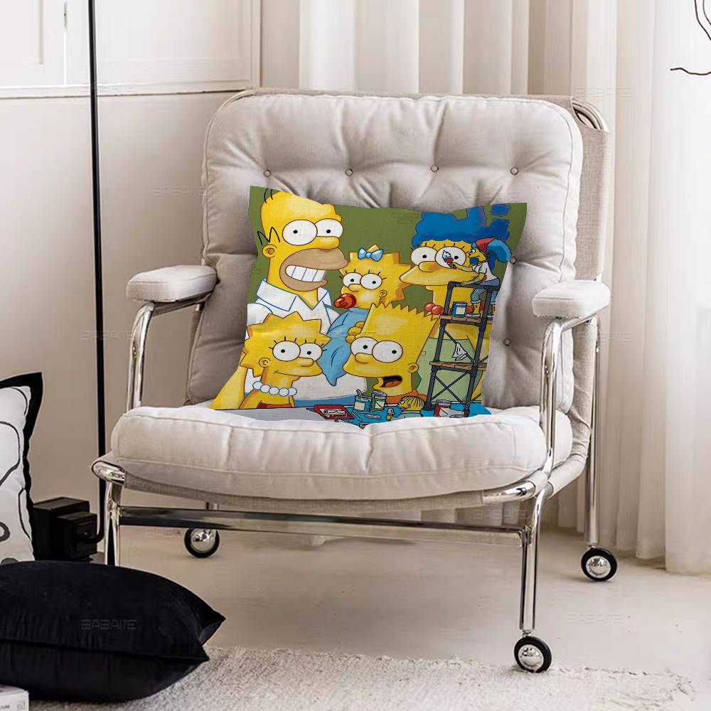 Cartoon T-The Cool S-Simpsons Pillowcases Home Bedding Decorative Pillow Cover Wedding Super Soft Pillow Case