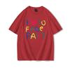 Valentinstag Partner Outfits Ich liebe es, mit den Fingern zu malen Ich bin Farbe T-Shirt Niedliches Herz Bunter Buchstaben Design Partner Shirt