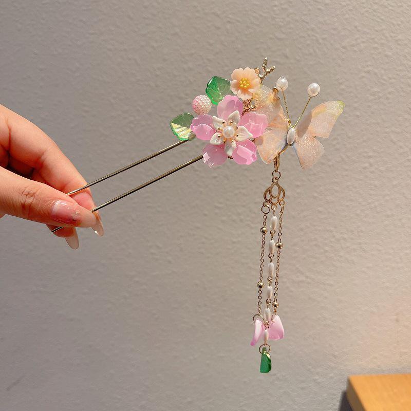 

Элегантная заколка-кисточка «Ландыш» 2024 для женщин – Идеально подходит для высоких причесок, ципао и ханьфу.