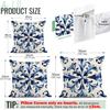 4pcs/set Geometrically  Flowers Cushions Pillowcase Polyester Cushion Cover Throw Pillow Pillowcover Home Car Sofa Decor
