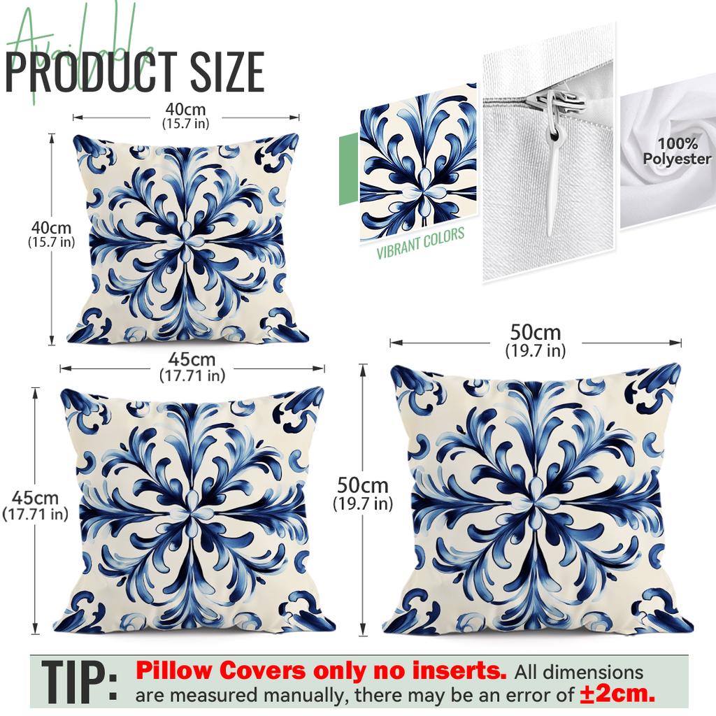 4pcs/set Geometrically Flowers Cushions Pillowcase Polyester Cushion Cover Throw Pillow Pillowcover Home Car Sofa Decor