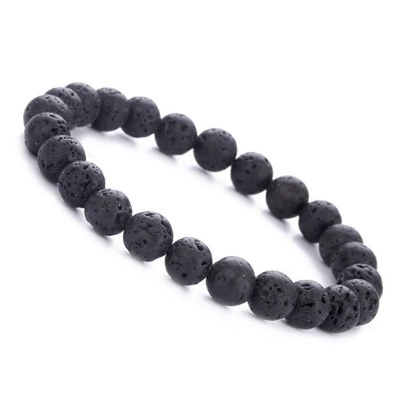 Lava Stone Beaded Bracelet - Popular European and American Design