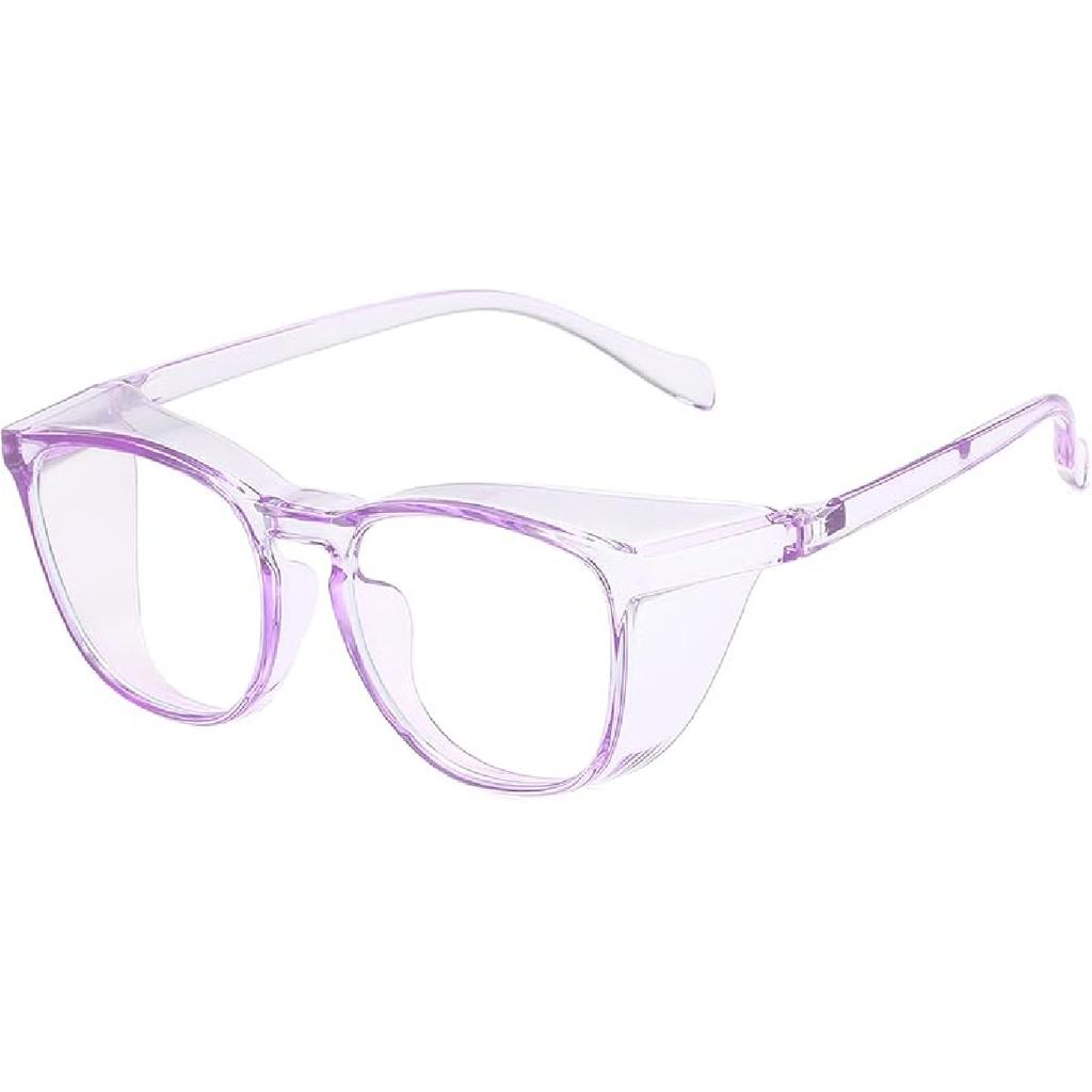 Schutzbrille für Männer Frauen Krankenschwestern Antibeschlag Stilvoll Modisch Bequeme Brille mit Seitenschutz Augenschutz für Erwachsene