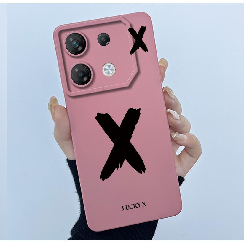 

Чехол для телефона Infinix GT 10 Pro X6739 Счастливой начальной буквой Матовый мягкий силиконовый чехол для InfinixGT 10Pro GT10 Pro Чехол Infinix GT 10 Pro