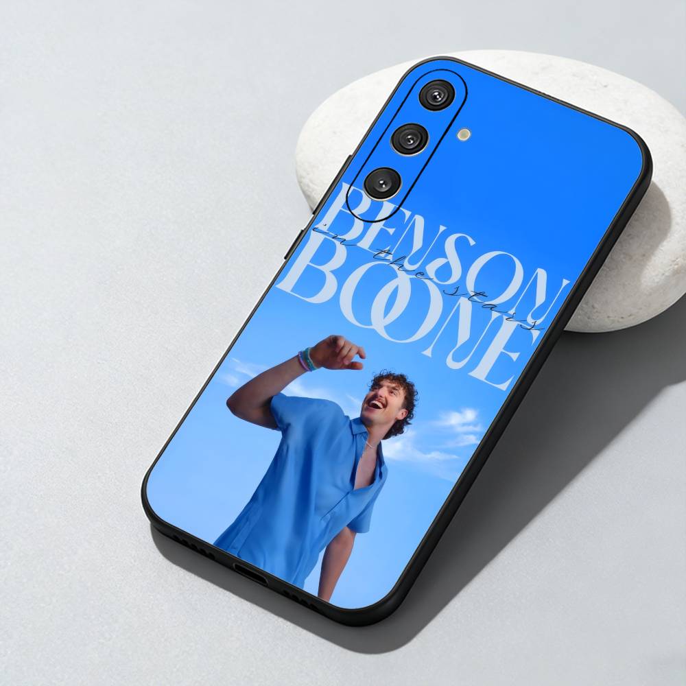 Fan Art B-Boone-e Bear BensonS Phone Case For Samsung Galaxy A73,A72,A71,A70,A52,A51 Others Soft Black Cover