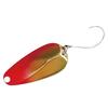 Water Land Gator Spoon 4g REG Red Gold Zinc Alloy Metal Spoon Fishing Lure for Trout and Bass, Stable Wobbling Action