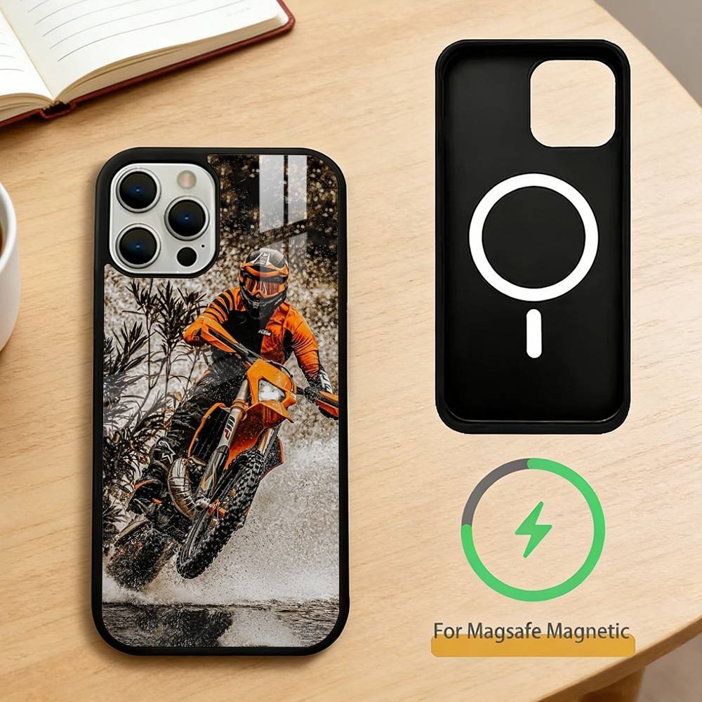 

Mountain Moto Bike Phone Case For iPhone 17,16,15,14,13,Pro,Max,Plus,Magnetic For Magsafe Wireless Charging iPhone13PRO