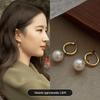 Shi Jia Mantou Lux Pearl Earrings 925 Silver Studs for Women 2024