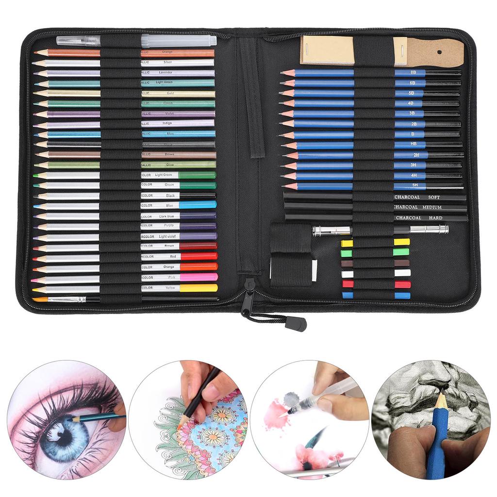 Buntstiftset Professionell Erwachsene Aquarell Malen Skizzieren Schreibwarenzubehör