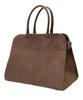 DONOBAN Women's A4 Tote Bag, Large, Stylish Boston Bag, Mocha