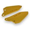 LEDISHUN Z900RS Parts Aluminum Heel Plate Guard 1 Pair Fits Z900RS/CAFE (2018-2024) (Gold)