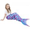 Mermaid Sleeping Bag Universal Soft Mermaid Tail Blanket Beautiful Cozy Rainbow Mermaid Blanket Children's Anti Kick Sleeping Bag