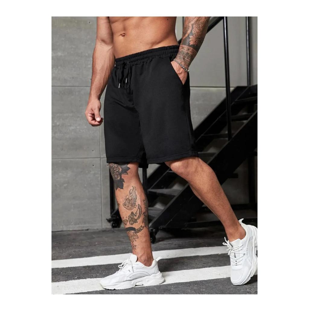 Men's Black Shorts Are Summer Fabric. It Does Not Hold Sweat.
