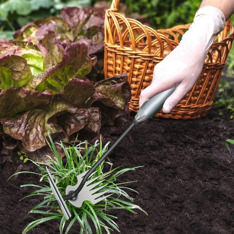 

Garden Weeding Tool 7 Teeth Manual Uprooting Weeder Long Handle Metal Weeding Digger For Yard Lawn Farmhouse Gardening China Mainland