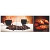 Set of three pictures canvas print Coffee Cake