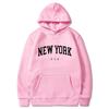 Men's and Women's Hooded Fashion Letter Trend Pattern Sweatshirt Loose Casual Jumper Sportswear