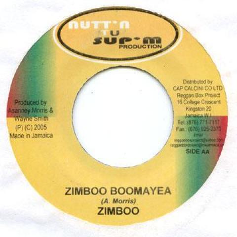 

7inch Record ZIMBOO / DEVA BRATT - Zimboo Boomayeah / One Day Nutt n 2 Supm 2005 Jamaica Reggae, Ska & Dub