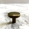 Zinc Alloy Cabinet Pull Handle Drawer Storage Box Vintage Chinese Style Round Knob In Antique Bronze Black Gold