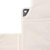 Double-layer Folding Chair Replacement Cover Thickened Anti-slip Beach Chair Pad with Backrest Chair Cushion