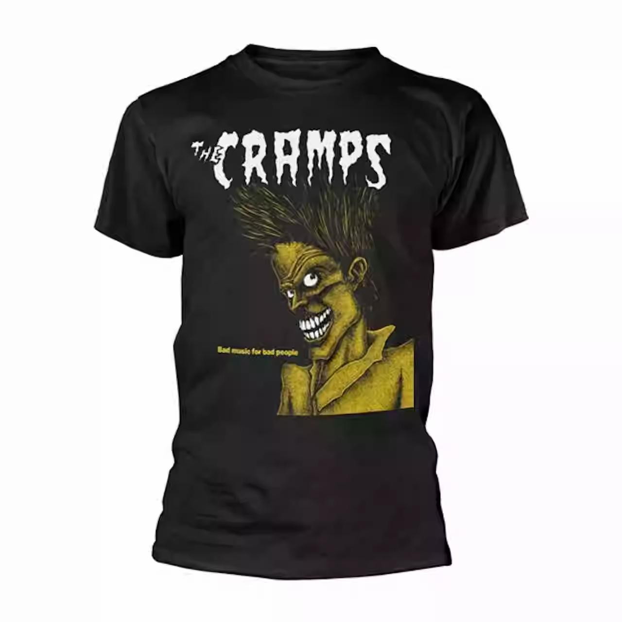 

In 1976, The Cramps Formed A Punk-style Classic Band in New York, American Vintage High Street Summer Streetwear T-shirt Tops L