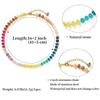 Bohemian Rainbow Natural Stone Beaded Necklace