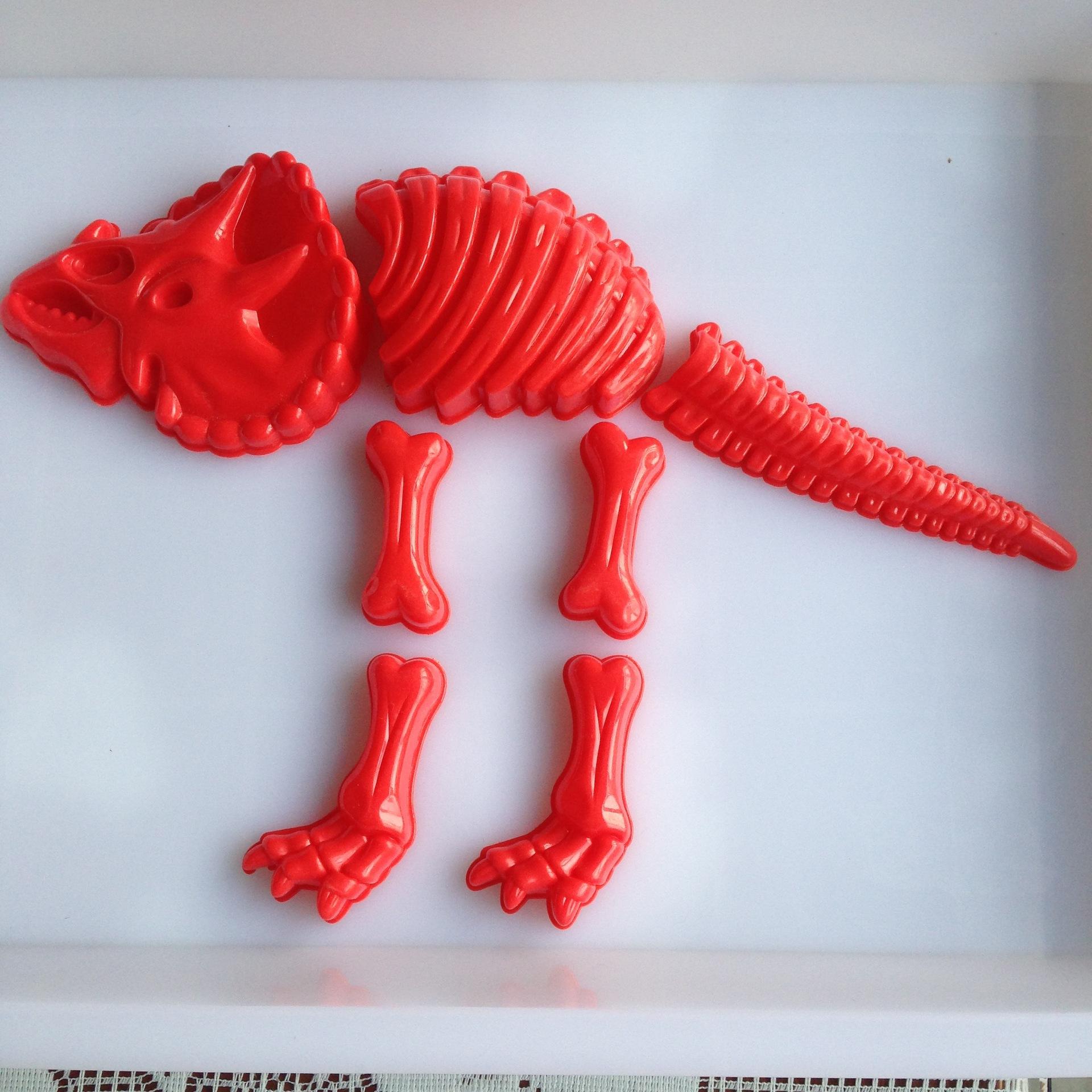 Игровые формы для песка в виде динозавров для детей — фото 4