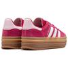 adidas Gazelle Bold Wild Pink Gum Damskie Sneakersy Białe Cloud-White Jasnoróżowe ID6997