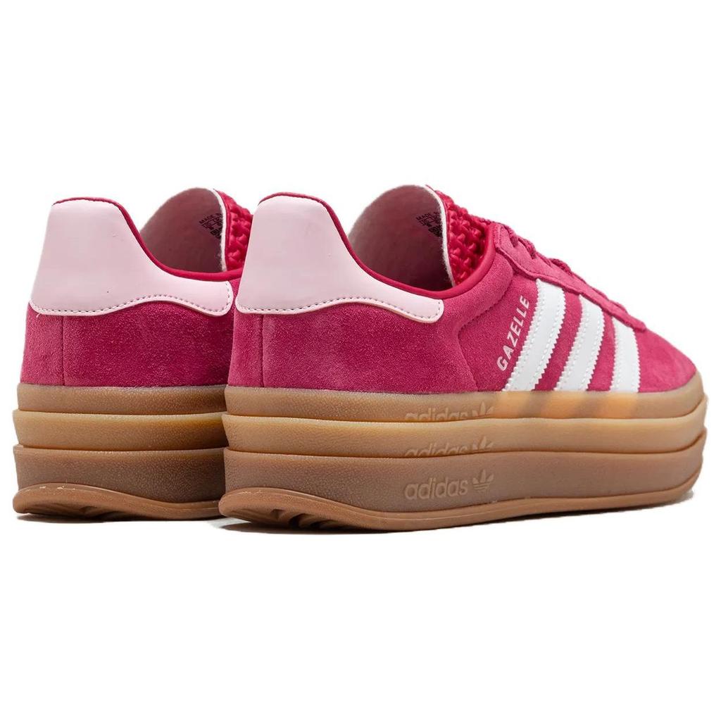 adidas Gazelle Bold Wild Pink Gum Damskie Sneakersy Białe Cloud-White Jasnoróżowe ID6997