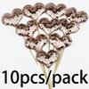 (10 Pcs/pack)4.8x13cm Love Sparkle Signature Storyboard Decoration Wedding Cake  Handmade DIY