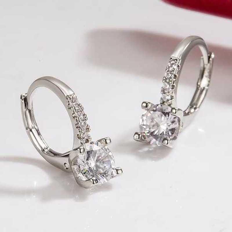 Sace Gems Orecchini classici con zirconi in lega di rame per regali di nozze da donna