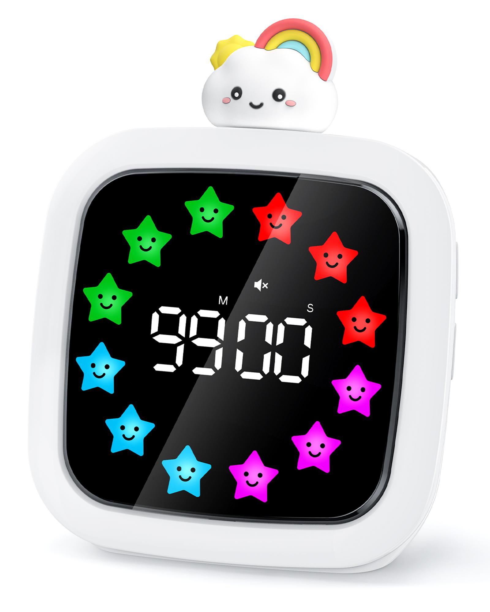 Silent Visual Countdown Timer 99Min Rechargeable Digital Timer 9DIY Color Display Study Time Timer  ODM Factory Supply