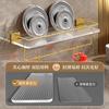 Bathroom Shelf Toilet Light Luxury Wash Desk Acrylic Gold Toilet Toilet Towel Storage No Punching