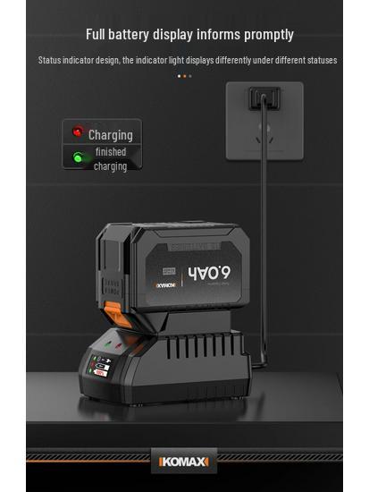 9P1E Cordless Lithium Drill & Hammer Set: Electric Wrench, Angle Grinder, Universal Charger (12V, 16.8V, 21V, 25V) with Accessories