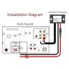Auto Drahtloser Bluetooth-Empfänger Modul Bluetooth V4.0 DC12-24V Auto Aux Adapter BT Musikempfänger Modul Kit Für 2RCA Schnittstelle