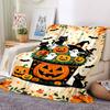 1pc Halloween Decorations Blanket Lightweight Flannel Blanket Throw Blanket For Sofa, Bed, Travel, Camping, Livingroom, Office, Couch, Chair, And Bed
