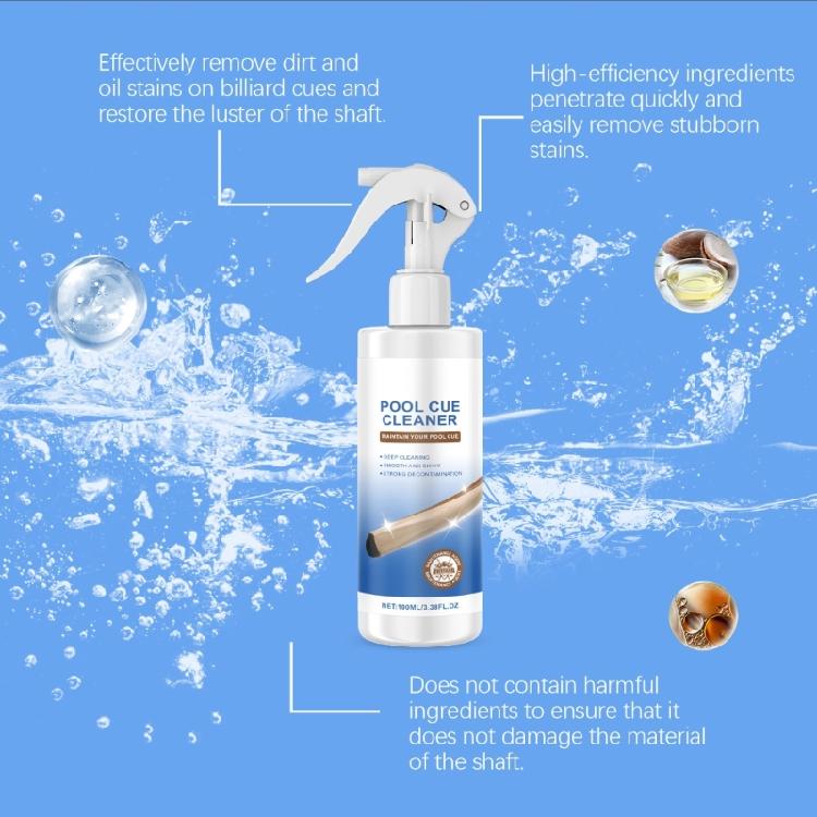 Billiards Cue Cleaner Shaft Conditioner 100ml AntiCracking Pool Cue Shaft Care Tool Pool Cue Finish Cleaner Easy to Use