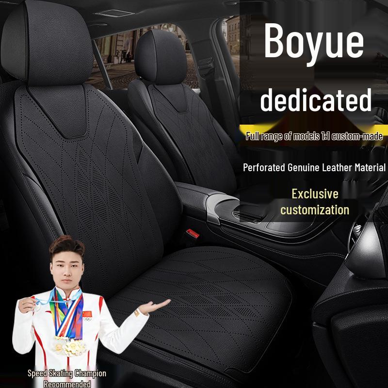 Geely Boyue Longteng, ZhiLian Smart, ZhiZun, COOL Editions Seat Covers - Genuine Leather