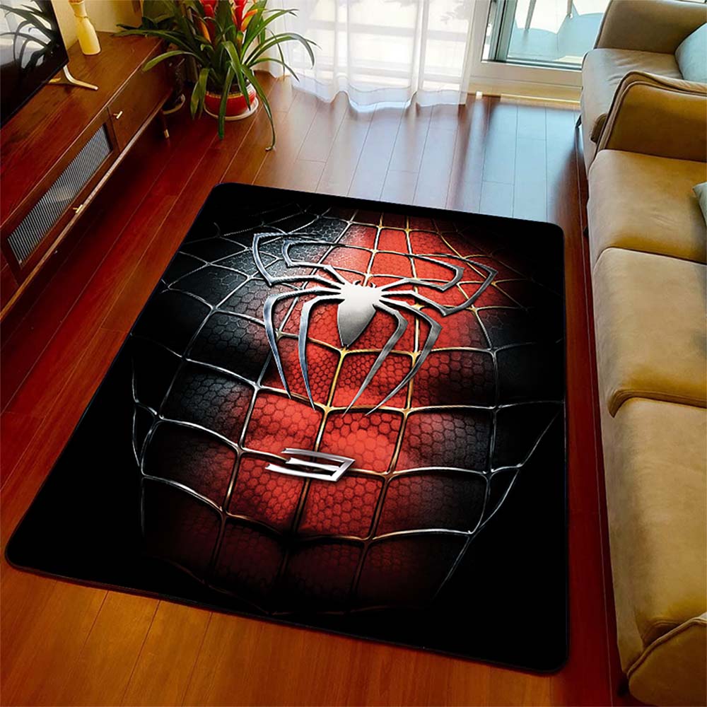 3D Marvel Hero Printed Carpet Anti-Skid Polyester Area Rug Indoor Floor Mat for Home Bedroom Sofa