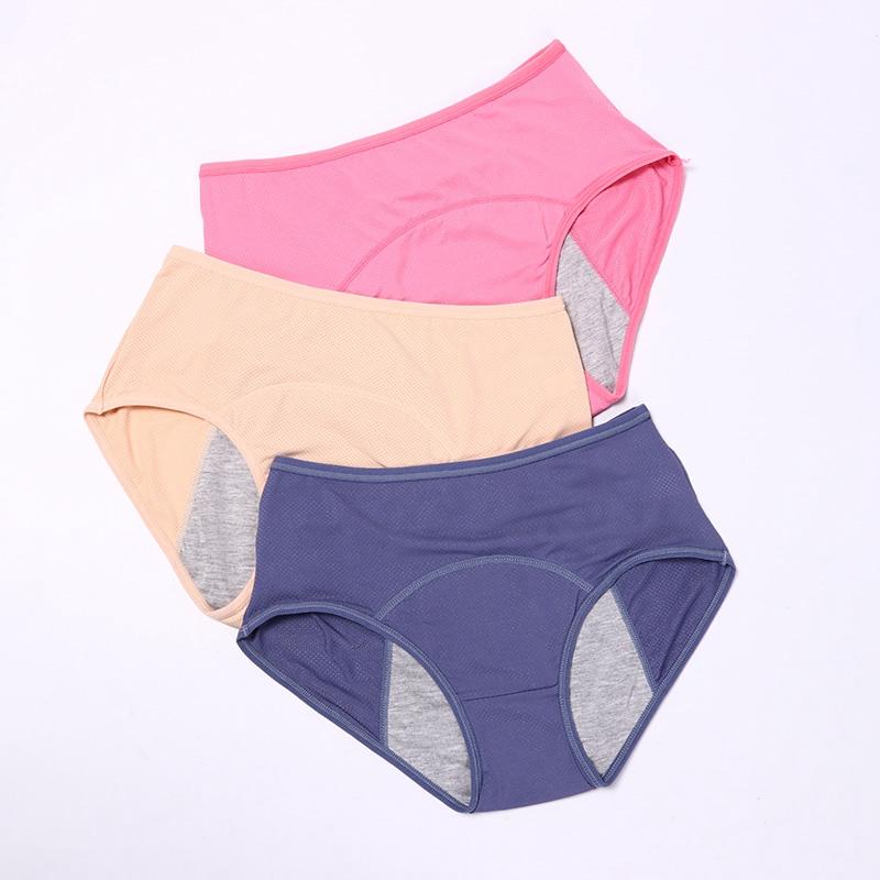 Menstrual Panties Women Sexy Pants Leak Proof Incontinence Cotton High Waist Underwear Women Briefs Period Lingerie