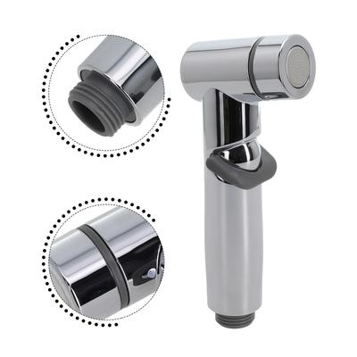 Hygienic Shower Toilet Bidet Sprayer Shower Head Handheld Toilet Bidet Douche Wall-mounted Double Outlet Bathroom Sprayer