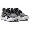 Under Armour Spawn 6 Mod Grey Black Unisex Sneakers 3027263-102
