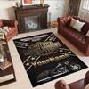 Harley-davidson Motorcycles Customize Your Name Floor Rug Office Rug Design for Outdoor Dormitory Balcony Playrooms Anti-slip Rug Office home decor