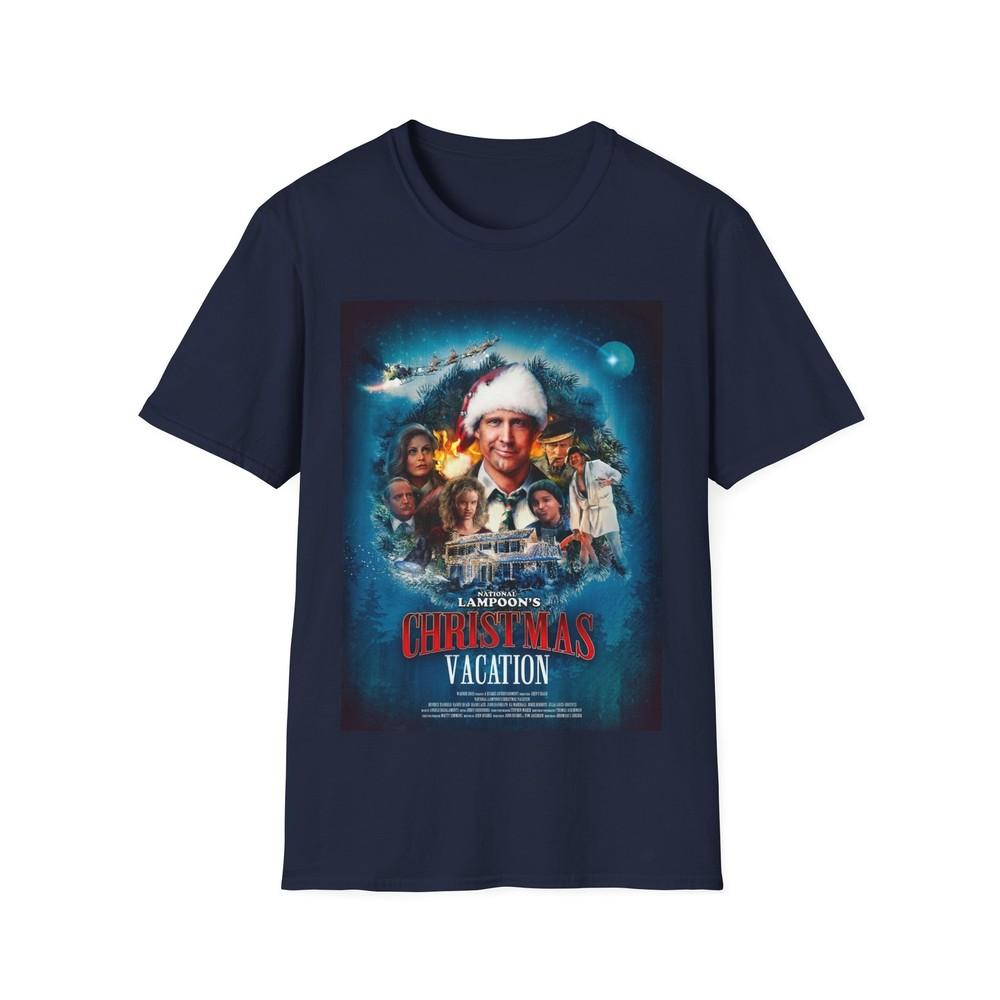 

Christmas Vacation T-Shirt Movie Poster Shirt National Lampoon s Holiday Tee Unisex T-Shirt XXL
