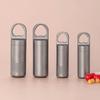 Pocket Pills Case Holder Waterproofs Titanium Pills Box Keychains Portable Seal Medicine Storage Bottles Enduring