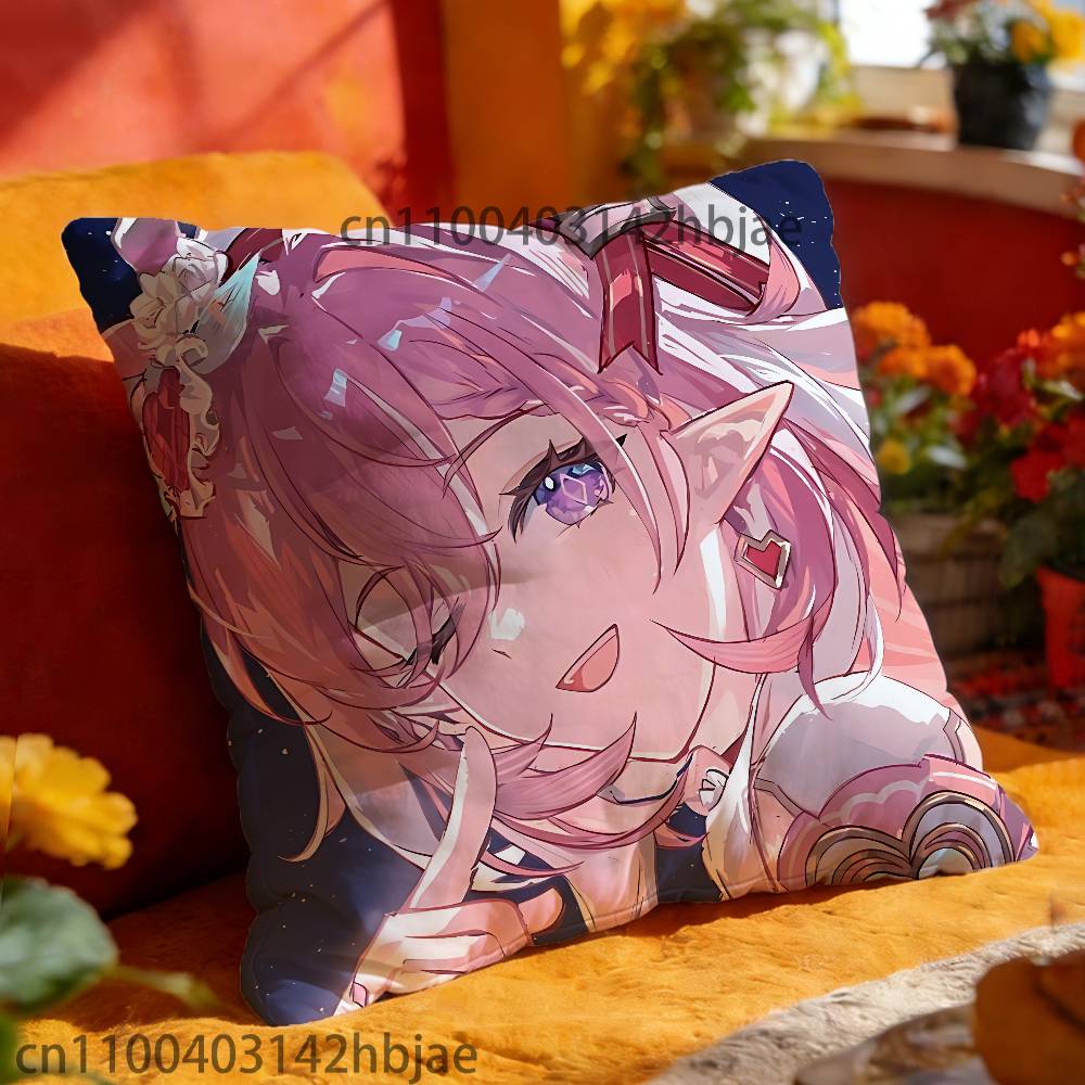 Elysia Pillow Case For Sofa Decor Car Office Room Printing Cushion Cover Decorations and Protector