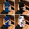 Cute N-Nyan -C-Cat Phone Case For iPhone 12 13 14 15 16 17 Pro Max, Lightweight and Practical Soft Black Cover