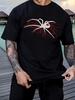 Spider Web Graphics Vintage Men's Summer T-Shirt Casual Tshirts O-neck Short-sleeved Tee Tops U